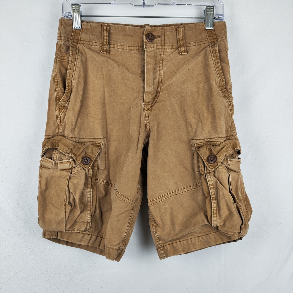 American Eagle Outfitters Shorts Mens 28 Brown Cargo Next Level Flex Pockets